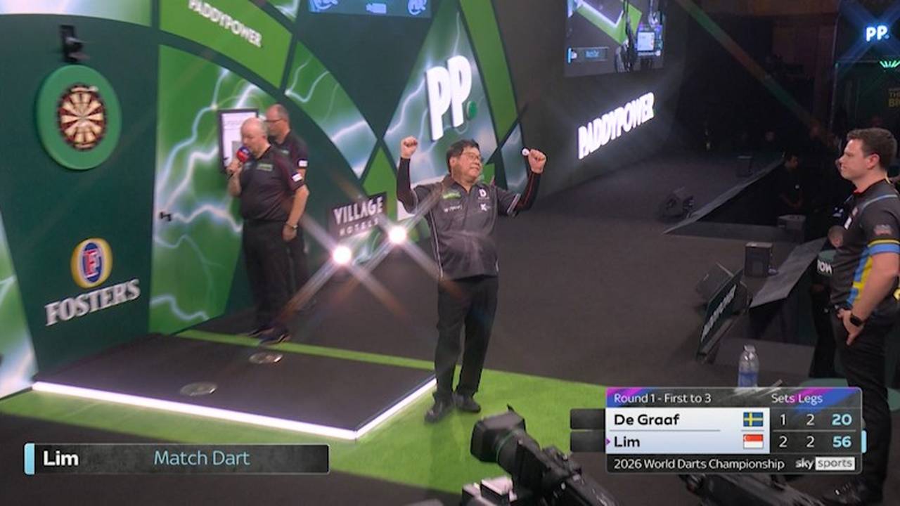 Darts-Ikone lässt den Ally Pally beben