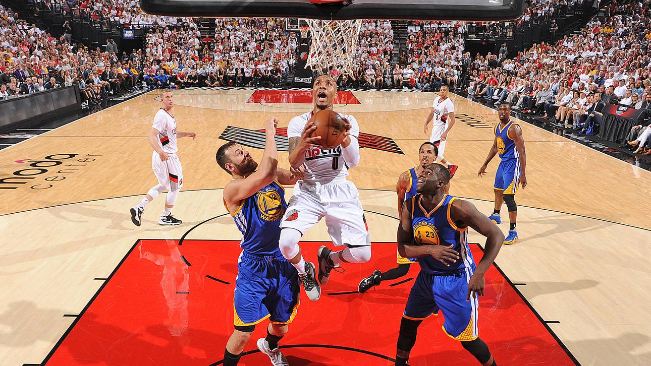 Warriors stolpern in Portland