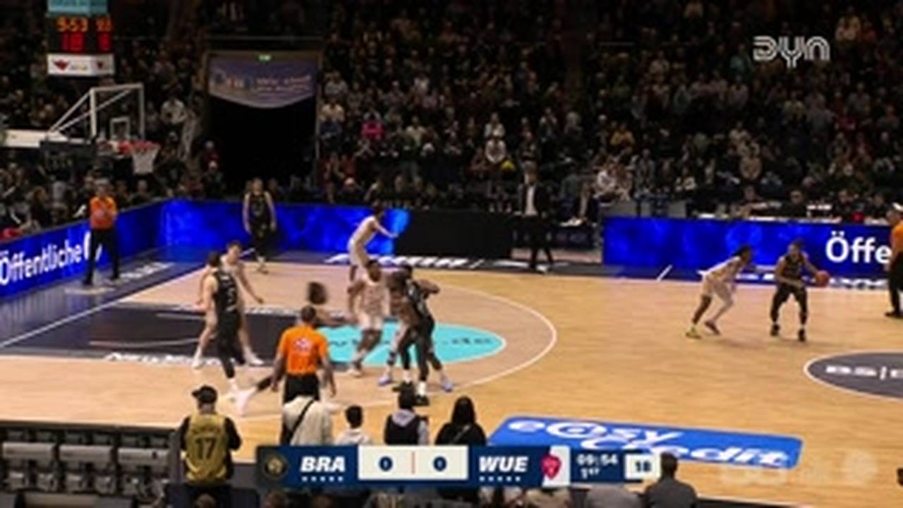 Basketball Löwen Braunschweig - Fitness First Würzburg Baskets | BBL-Highlights