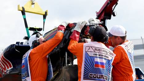 Carlos Sainz hatte in Sotschi einen schweren Unfall