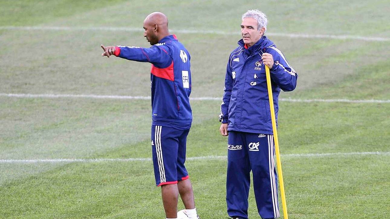 Werden keine Freunde mehr: Nicolas Anelka und Raymond Domenech.