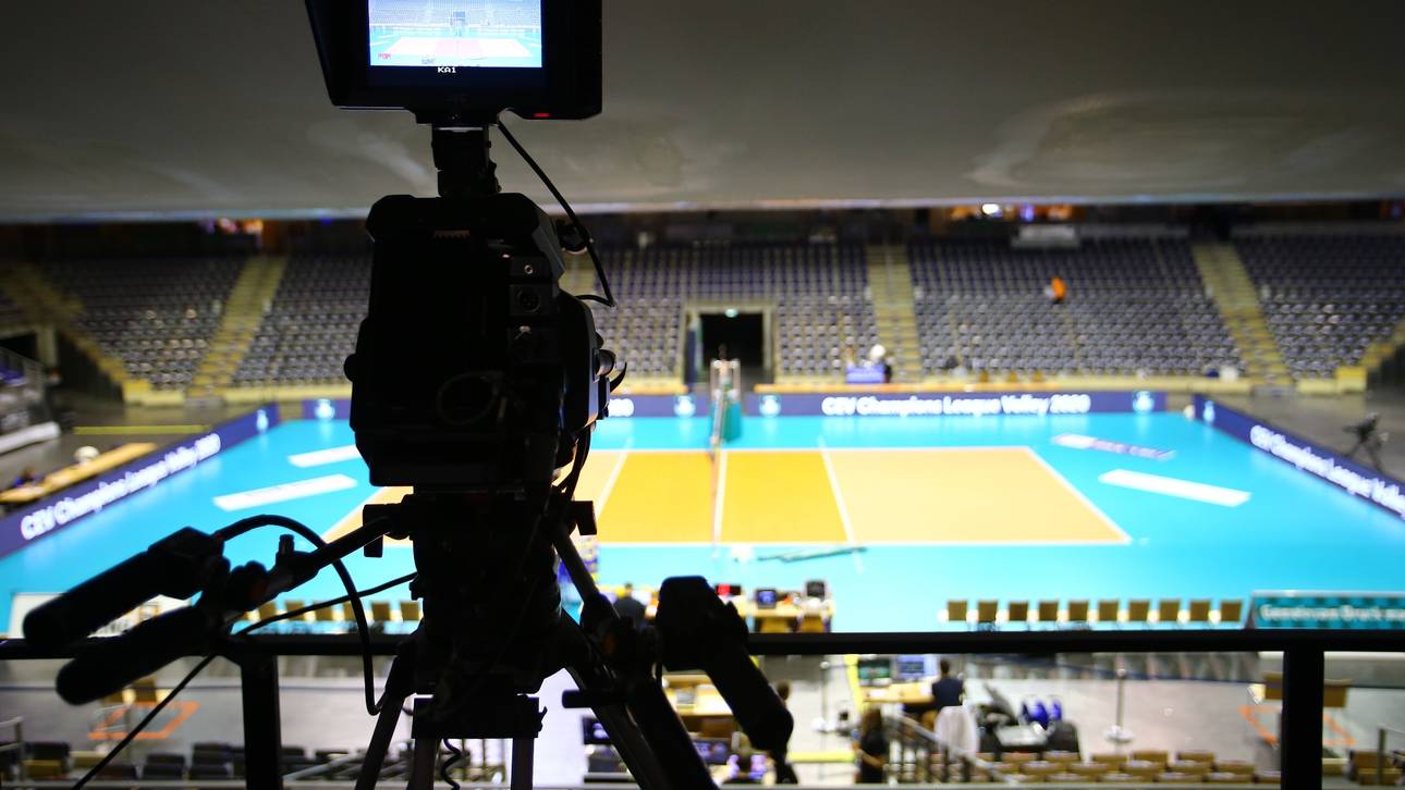 Volleyball-Topspiel ohne Zuschauer