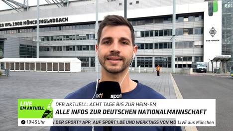 Vor dem Testspiel der deutschen Nationalmannschaft gegen Griechenland berichtet SPORT1 Reporter Manfred Sedlbauer unter anderem über die Streichkandidaten des DFB-Kaders und Leroy Sané.