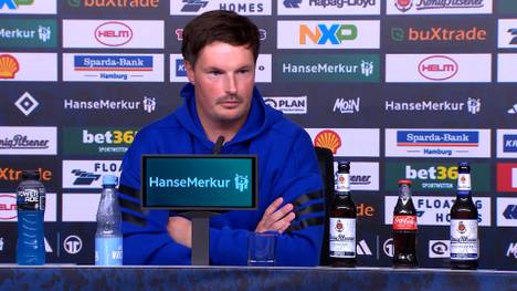 Der HSV verliert mit 0:1 gegen den VfL Wolfsburg. Mit einer Entscheidung des Schiedsrichters ist Hamburg-Coach Merlin Polzin dabei nicht einverstanden. 