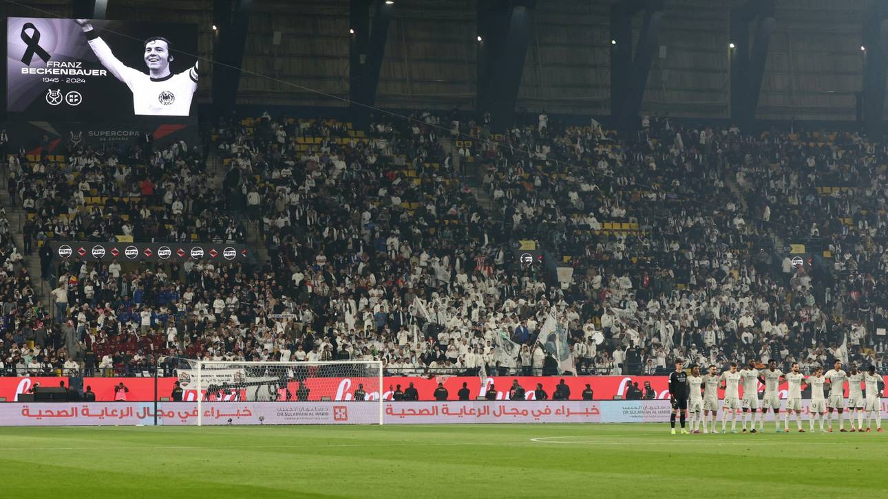 Saudi-Arabien: Pfiffe bei Schweigeminute für Beckenbauer