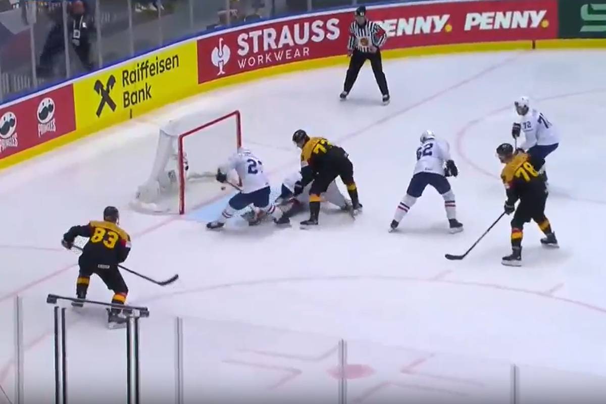 Die deutsche Eishockey-Nationalmannschaft besiegt Frankreich mit 6:3 und stellt sogar mit 34 Toren einen eigenen WM-Vorrundenrekord auf.