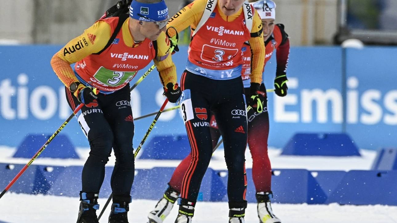 Biathlon: Hettich/Lesser nur Vierte bei World Team Challenge