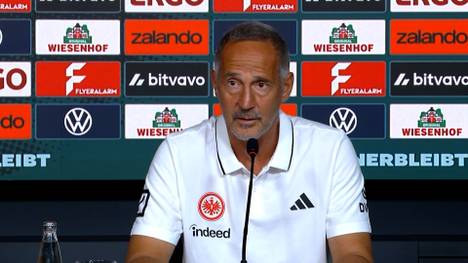 Mit 0:7 ging das Testspiel von Eintracht Frankfurt gegen den FC Brentford deutlich verloren. Nun äußerte sich SGE-Trainer Adi Hütter zu der Testspiel-Klatsche.