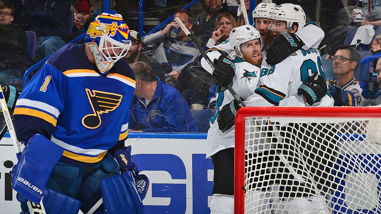Sharks melden sich gegen Blues zurück