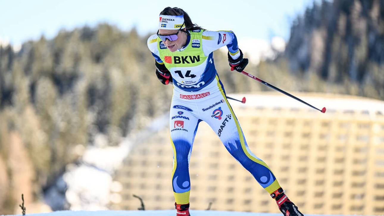 Langläuferin mit kuriosem Wechsel