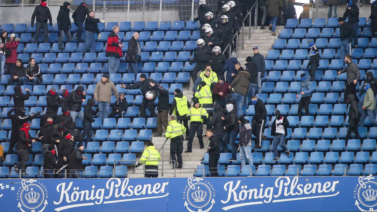 Randale beim Hamburg-Derby
