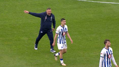 Hertha BSC spielt nur 1:1 gegen Hannover 96. Dabei fällt ein Youngster der Meinung Pal Dardais völlig aus. Der Coach schimpft den 18-Jährigen noch auf dem Platz. 