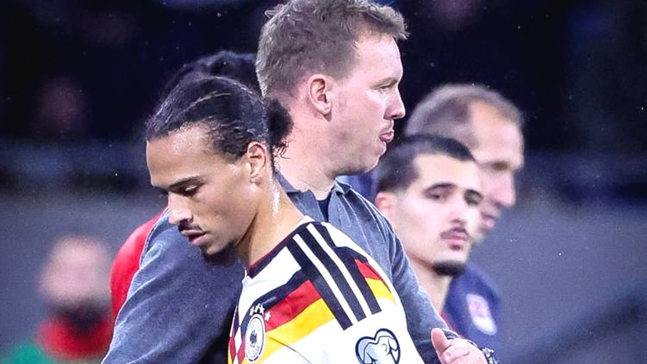 Julian Nagelsmann und Leroy Sané 