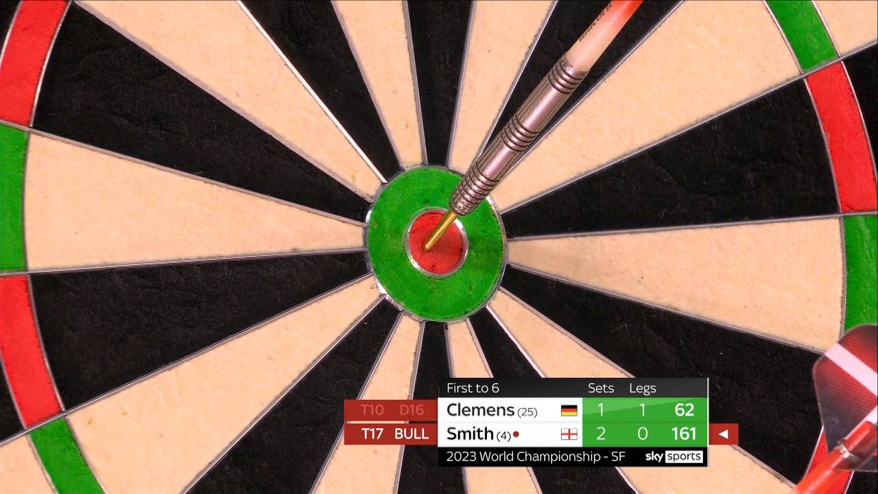 Darts WM 2023: Bully Boy Michael Smith mit einem Highfinish-Festival