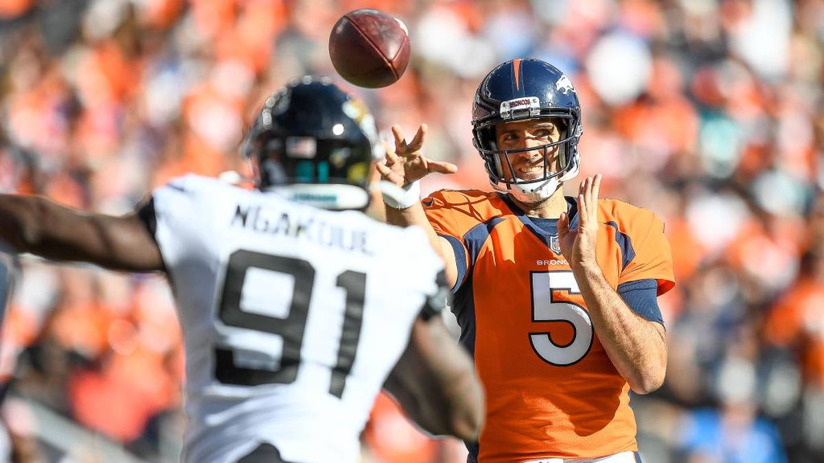 PLATZ 12: JOE FLACCO - Seit 2019 steht er bei den Denver Broncos unter Vertrag. 2012 holte er mit den Baltimore Ravens den Super-Bowl-Titel. Insgesamt verdiente der Quarterback 166,3 Millionen Dollar 