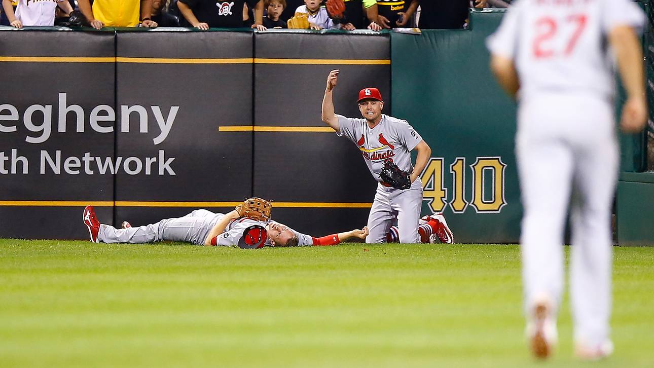 Üble Kollision auf dem Baseball-Feld