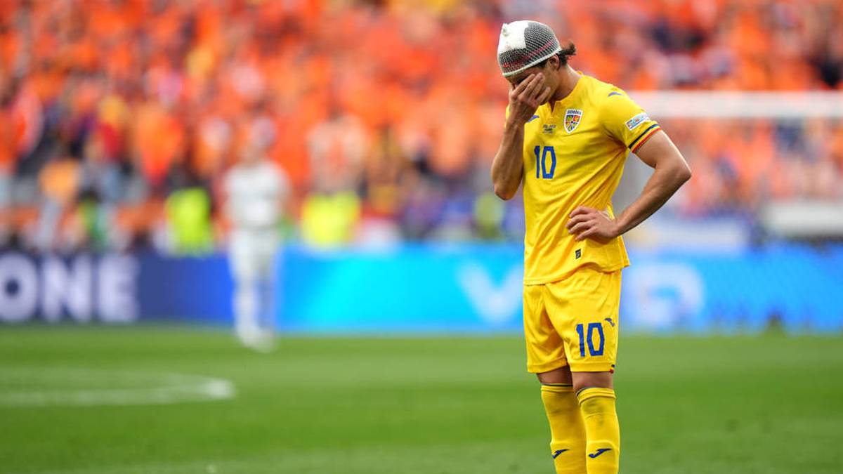Ianis Hagi verletzte sich im Achtelfinale gegen die Niederlande früh eine Kopfverletzung zu
