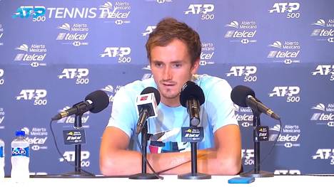 Daniil Medwedew reflektierte nach seinem Einzug ins Halbfinale von Acapulco die Ereignisse des Tages. Die künftige Nummer eins der Weltrangliste gab an, eine Achterbahn der Gefühle gehabt zu haben.