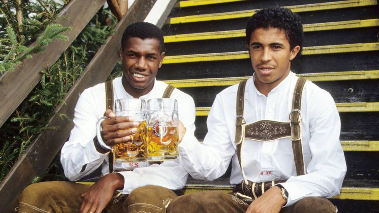 Bernardo (l.) und Mazinho schlugen beim FC Bayern nur bedingt ein