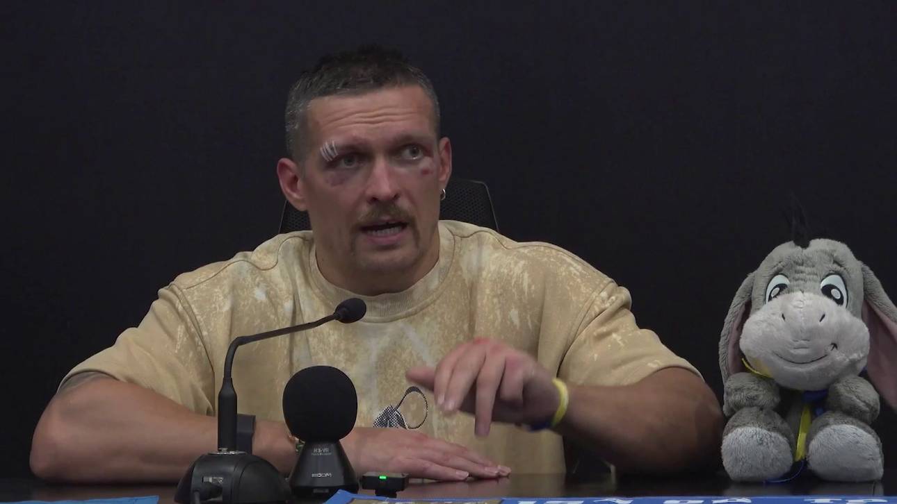 Das sagt Usyk nach dem Drama-Sieg gegen Fury