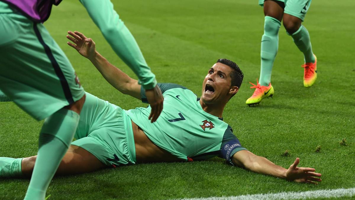 PLATZ 1: Cristiano Ronaldo/Portugal - 9 Tore