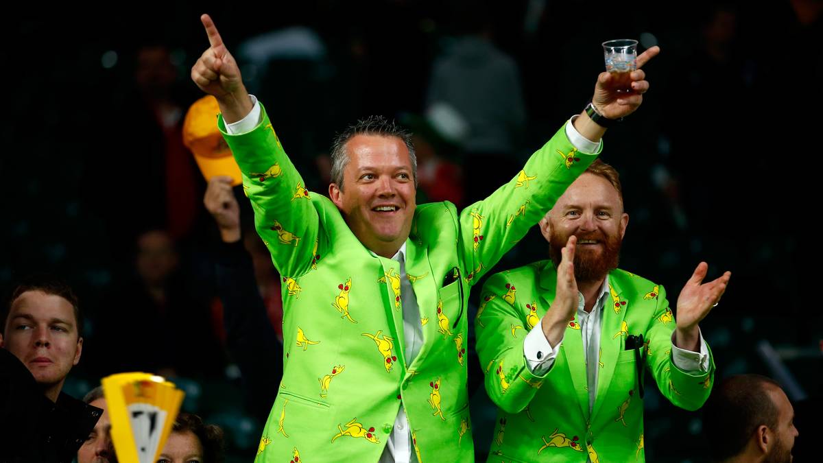 Dort stehen auch die Australier. Deren Fans haben gegen Wales besonderen Grund zur Freude