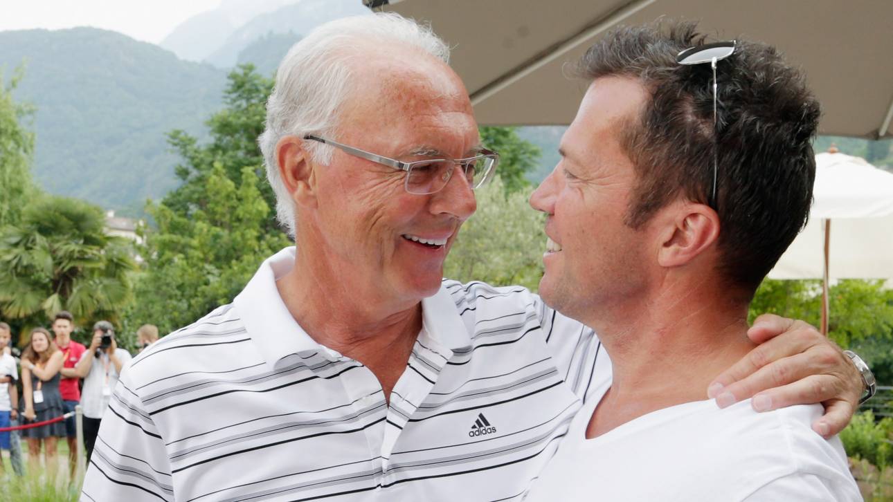 Matthäus stellt sich vor Beckenbauer
