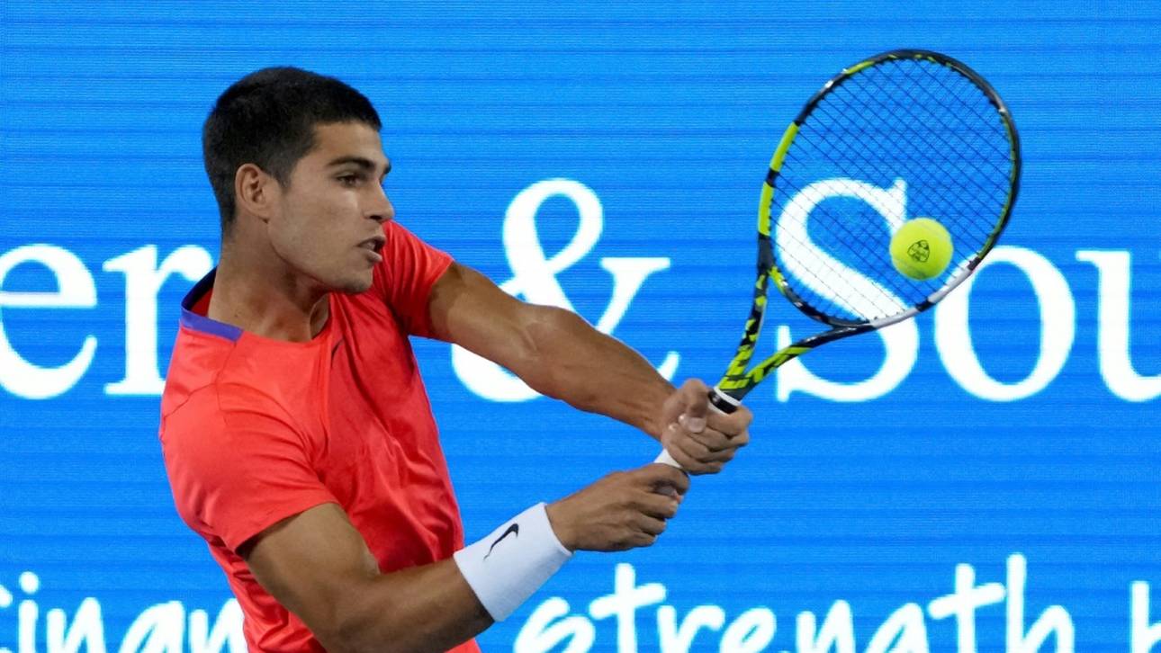 Alcaraz im Viertelfinale von Cincinnati