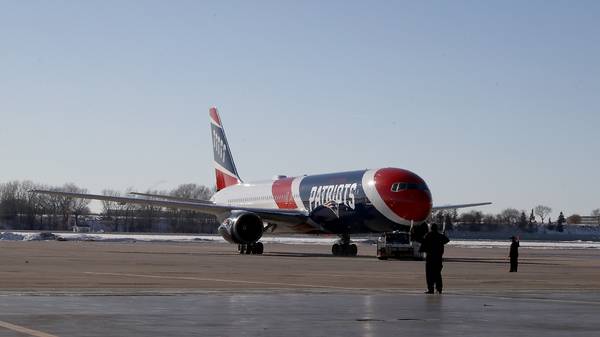 New England Patriots Arrive In Minneapolis For Super Bowl LII