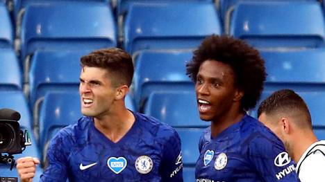 Willian (r.) wird den FC Chelsea verlassen