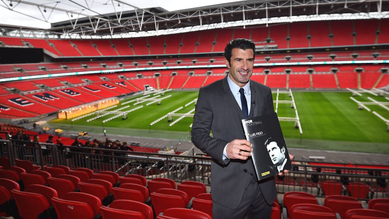 Luis Figo stellt seine Kandidatur zur Wahl des FIFA-Präsidenten vor