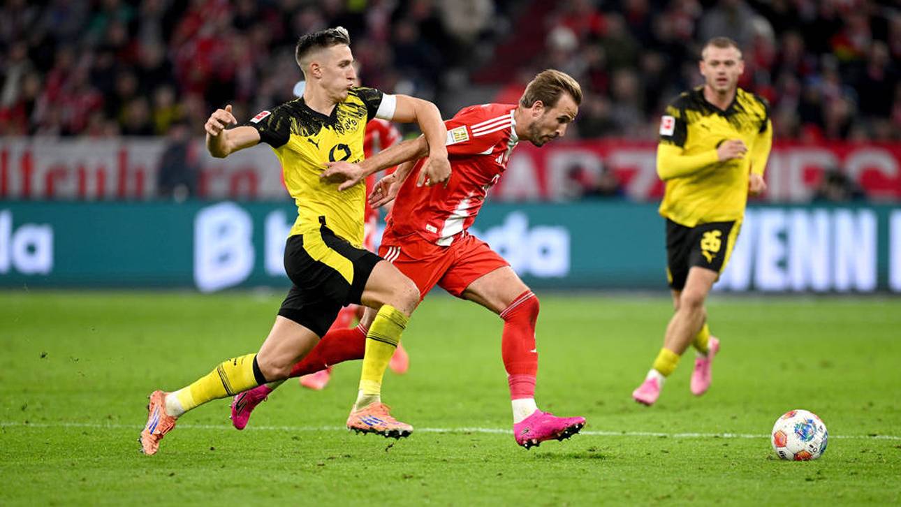 Harry Kane (r.) hat eine Schwachstelle beim BVB verraten