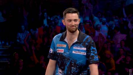 Luke Humphries zieht nach einem engen Spiel durch einen 4:3-Sieg gegen Vincent van der Voort ins Achtelfinale ein. 