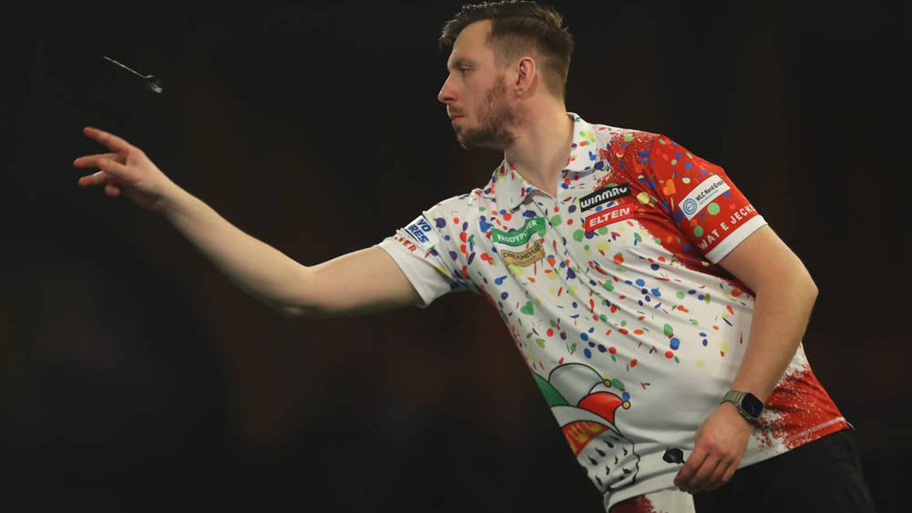 Rückschlag für deutschen Darts-Profi