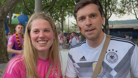 Nach dem Sieg der Deutschen gegen Ungarn schwärmen die Fans vom DFB und sind sich sicher, Deutschland wird Europameister. 