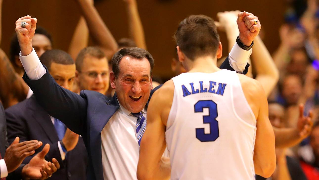 Duke verabschiedet Allen mit Sieg