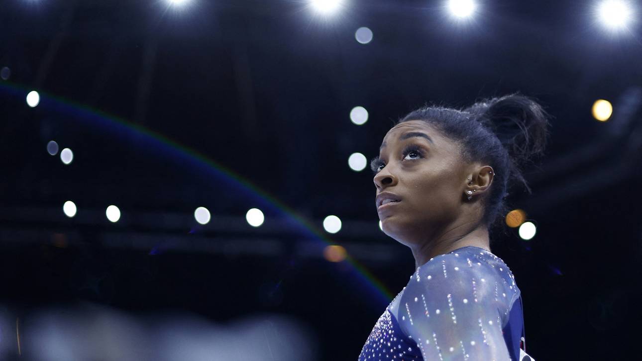 20. WM-Titel! Aber Biles mit Mühe