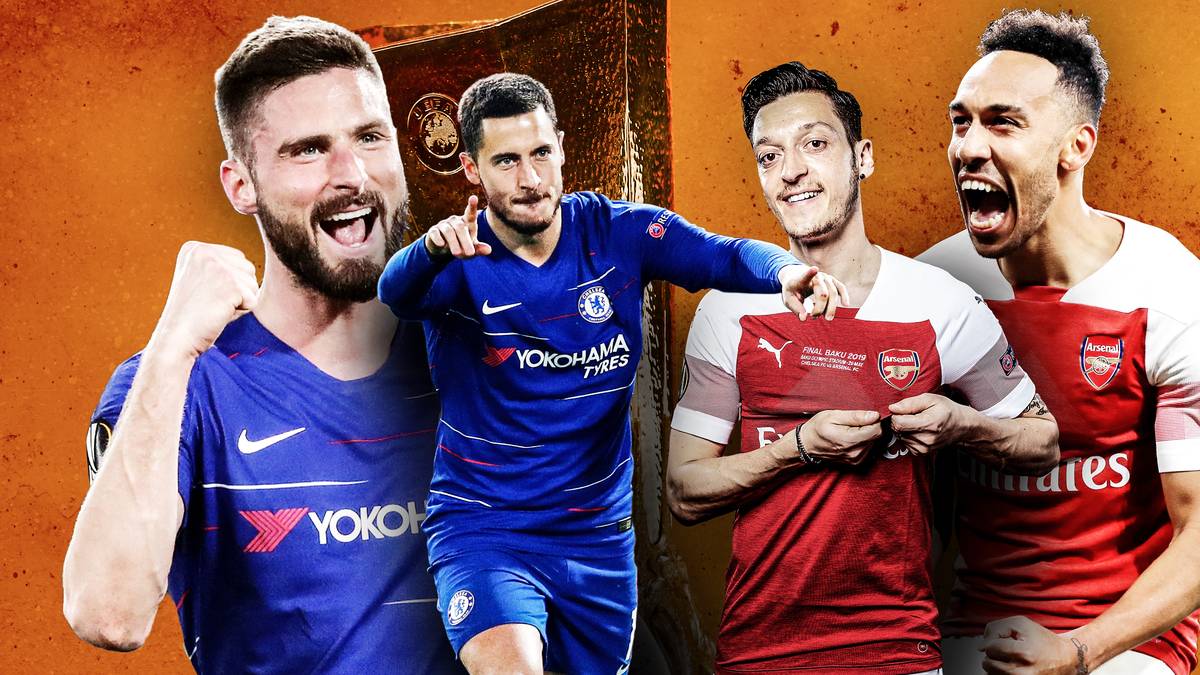 Wenn der FC Chelsea und der FC Arsenal am Mittwoch im Finale der Europa League aufeinandertreffen (ab 21 Uhr im LIVETICKER), duellieren sich mehrere Spieler mit Bundesliga-Vergangenheit. Dazu kommen Weltstars wie etwa Eden Hazard