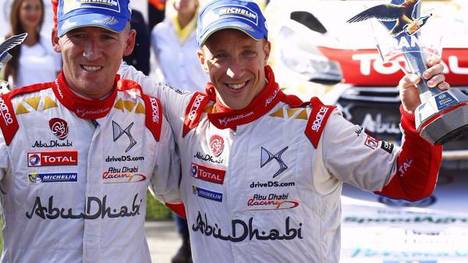 Paul Nagle und Kris Meeke feiern ihren ersten Sieg in Argentinien