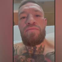 Nach Beinbruch: McGregor meldet sich aus dem Krankenhaus