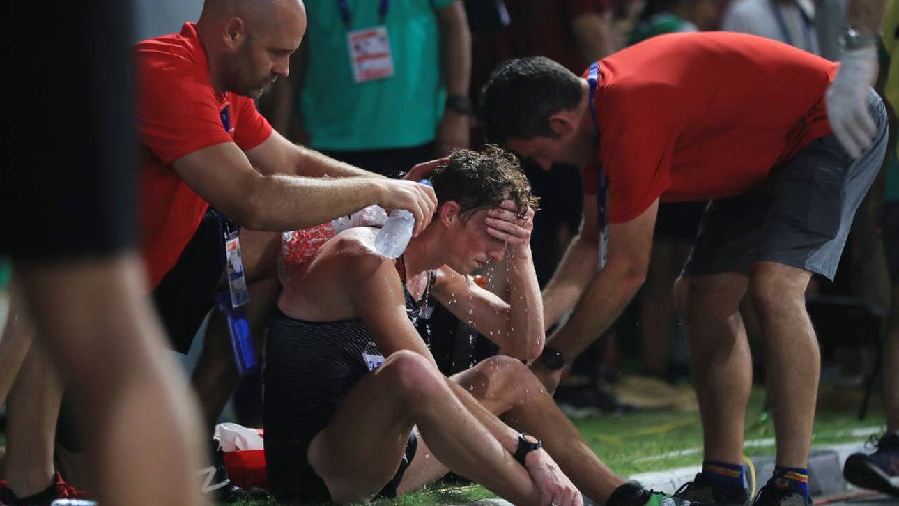 Die Athleten leiden in Doha unter der Hitze