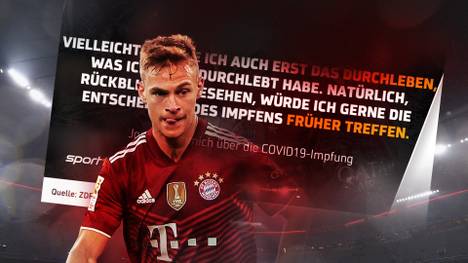 Joshua Kimmich hat bestätigt, dass er sich gegen Corona impfen lassen will. Die grundsätzliche Kritik an seiner Unentschlossenheit versteht der Nationalspieler - allerdings verurteilt er die Belästigung seiner Familie. 