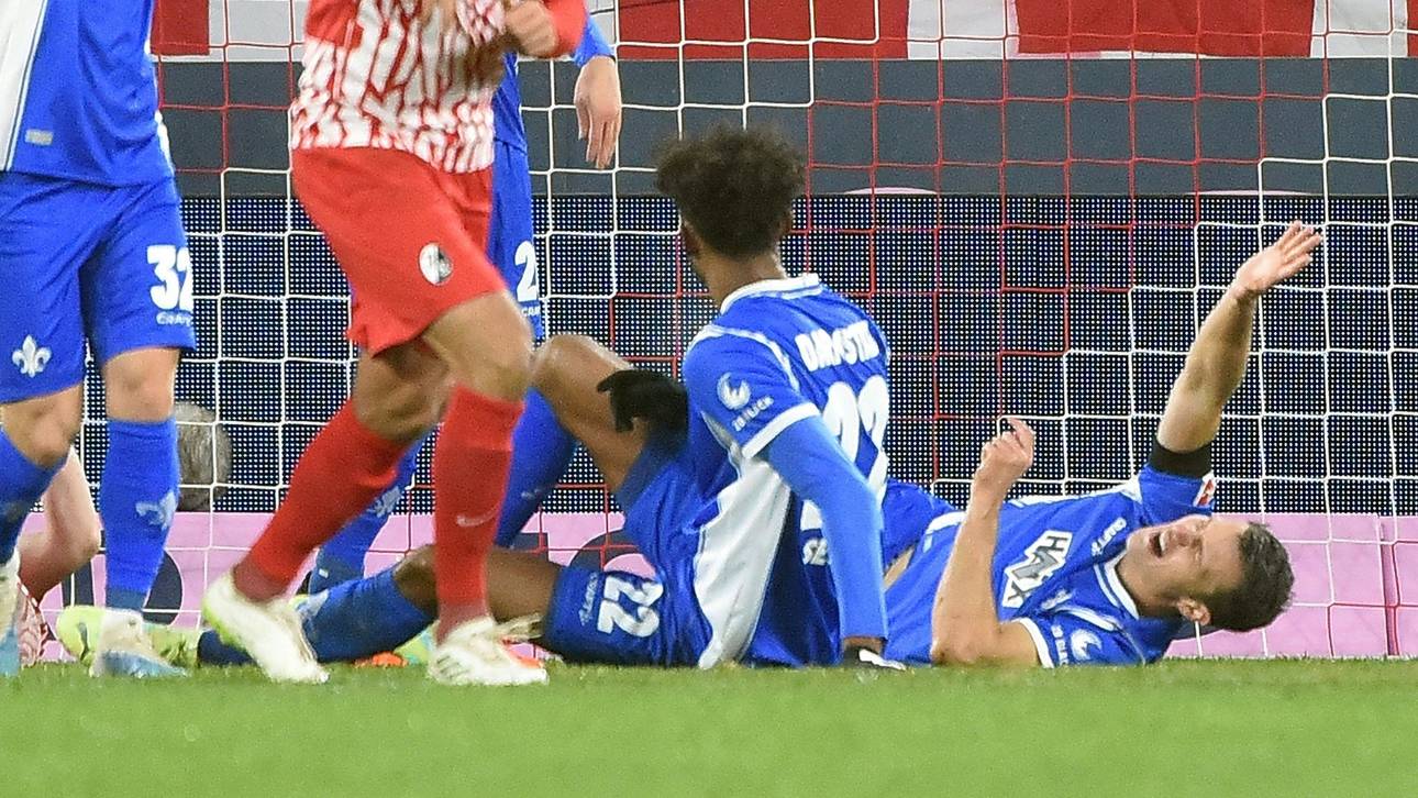 Tiefe Risswunde bei Darmstadt-Profi