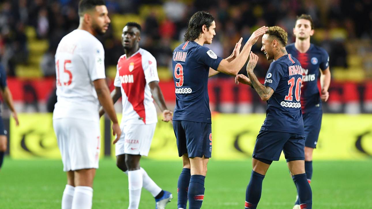Monaco machtlos bei Cavani-Show