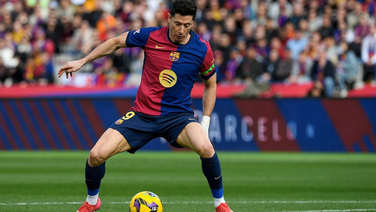 Lewandowski als Barca-Matchwinner