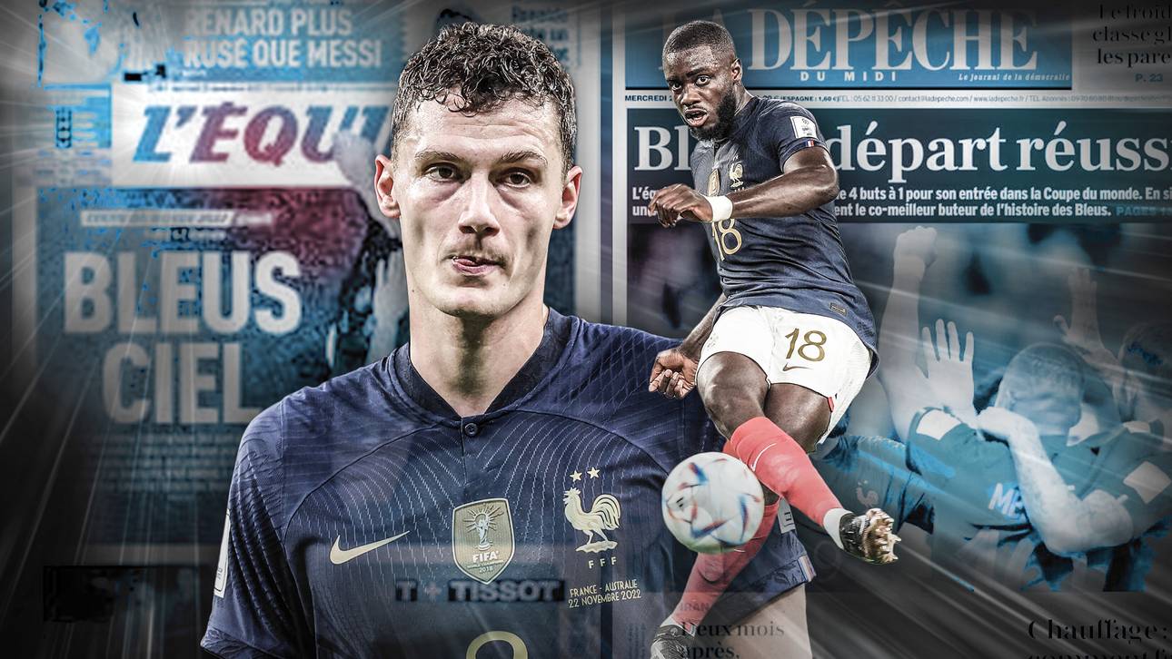 Frankreichs Presse zählt Bayern-Star Benjamin Pavard (l.) an