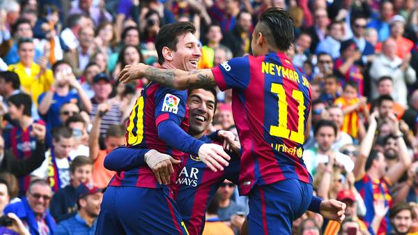 FC Barcelona Lionel Messi Luis Suarez Neymar