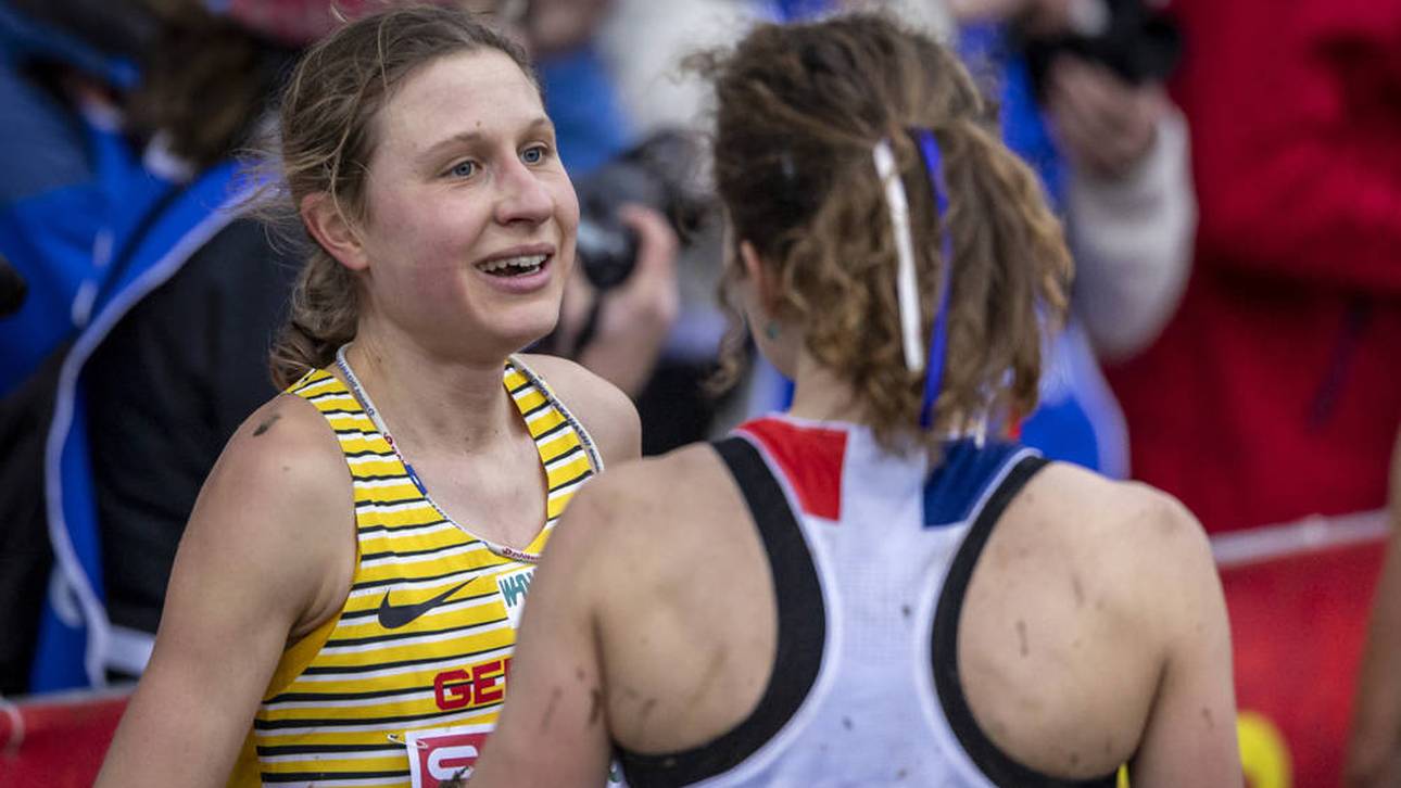 Elena Burkard bei der Cross EM 2023 in Brüssel