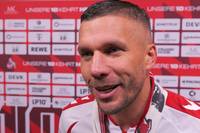 Im RheinEnergieStadion feierte Lukas Podolski seinen Köln-Abschied. Nach einem emotionalen Tag spricht der Weltmeister von 2014 mit SPORT1.