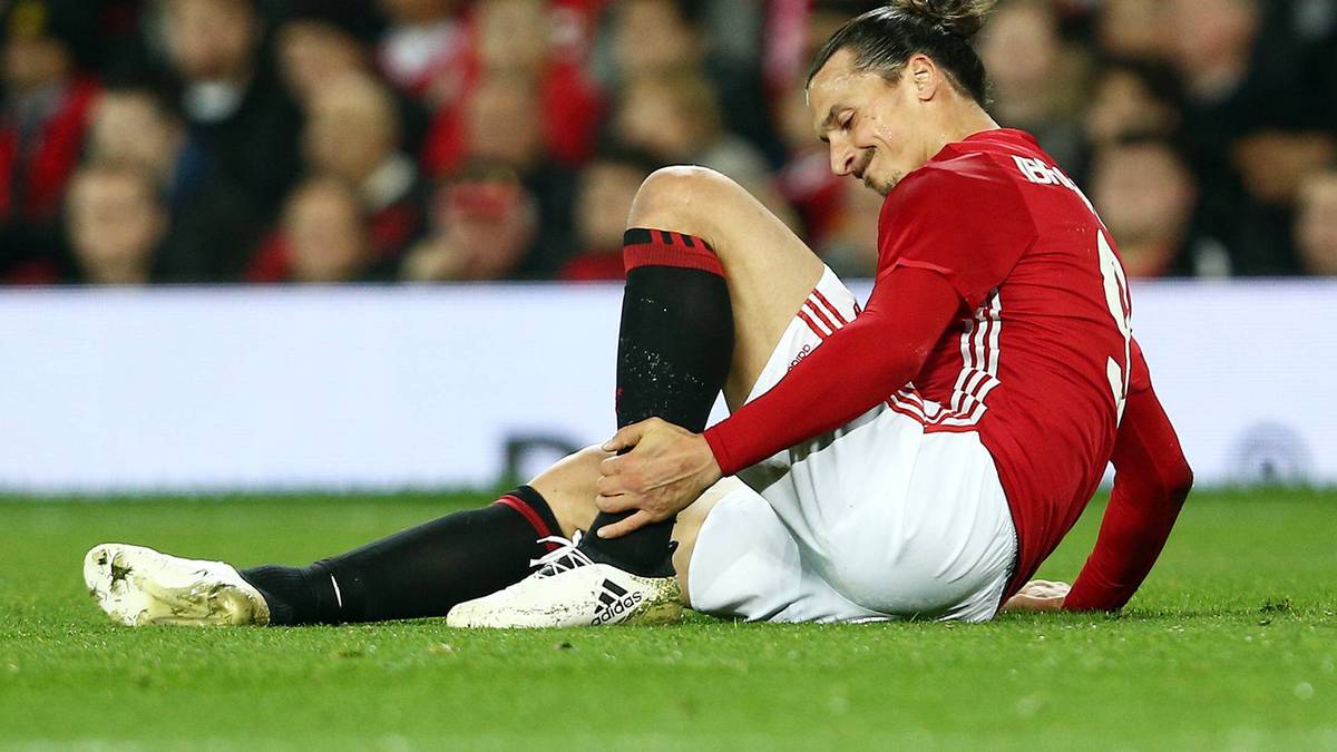 In der ersten Halbzeit trug Ibrahimovic Adidas